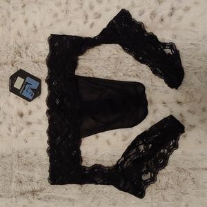 Mes thong with garter